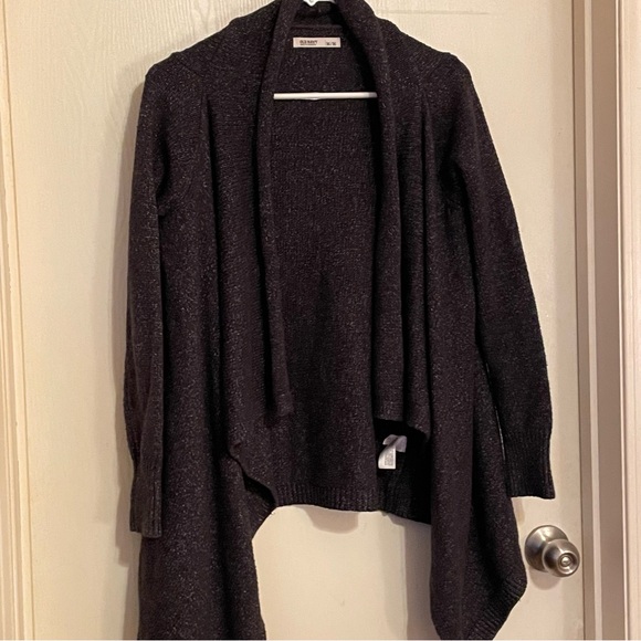 Old Navy Open Front Sweater Cardigan Gray Women’s Size Medium Long Sleeve fall‎ - Picture 1 of 9